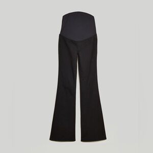 Madewell Maternity Bootcut Flare Pants Black Size 28 Stretch